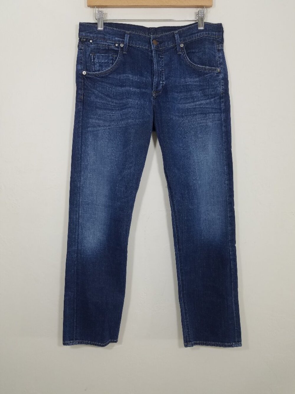 Citizens Of Humanity Dylan Dropped Rise Button Fly Jeans Blue Size 28